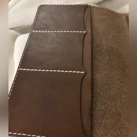 CHIC SPARROW A5 leather journal cover with pockets and 4 strings - Picture 10 of 12